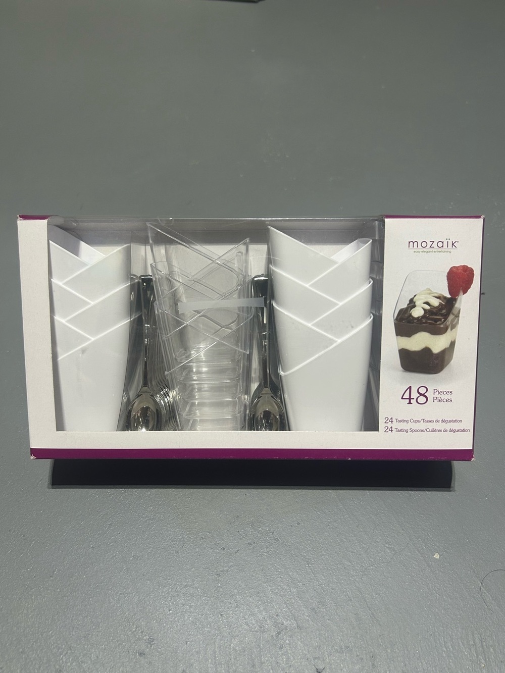 (NEW) 48 Piece Tasting Cups / Spoons Set